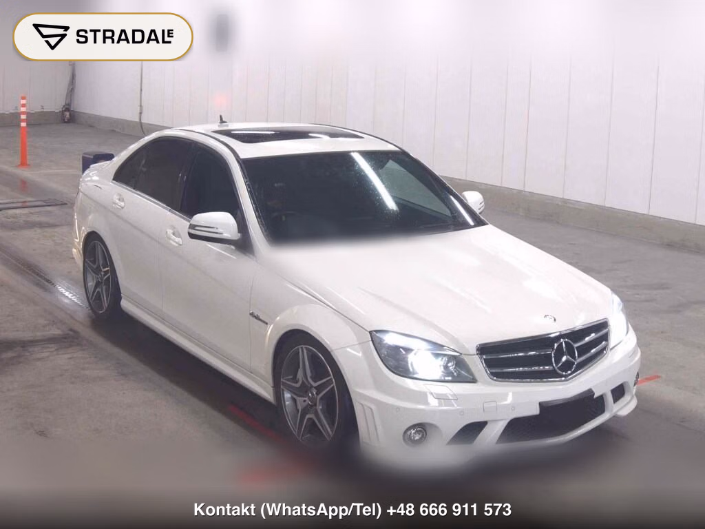 MERCEDES BENZ C-CLASS 4D C63 AMG 2009, aukcja z Japonii, zdjęcie 1