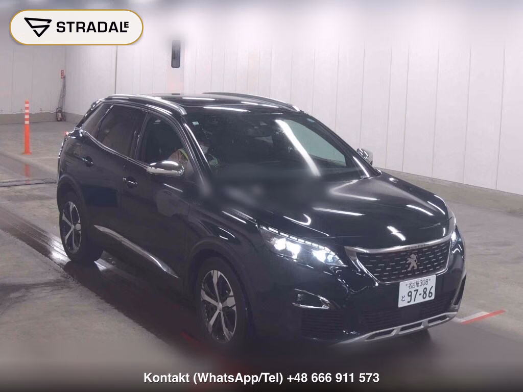 PEUGEOT 3008 GT BLUE HDI 2019, aukcja z Japonii, zdjęcie 1