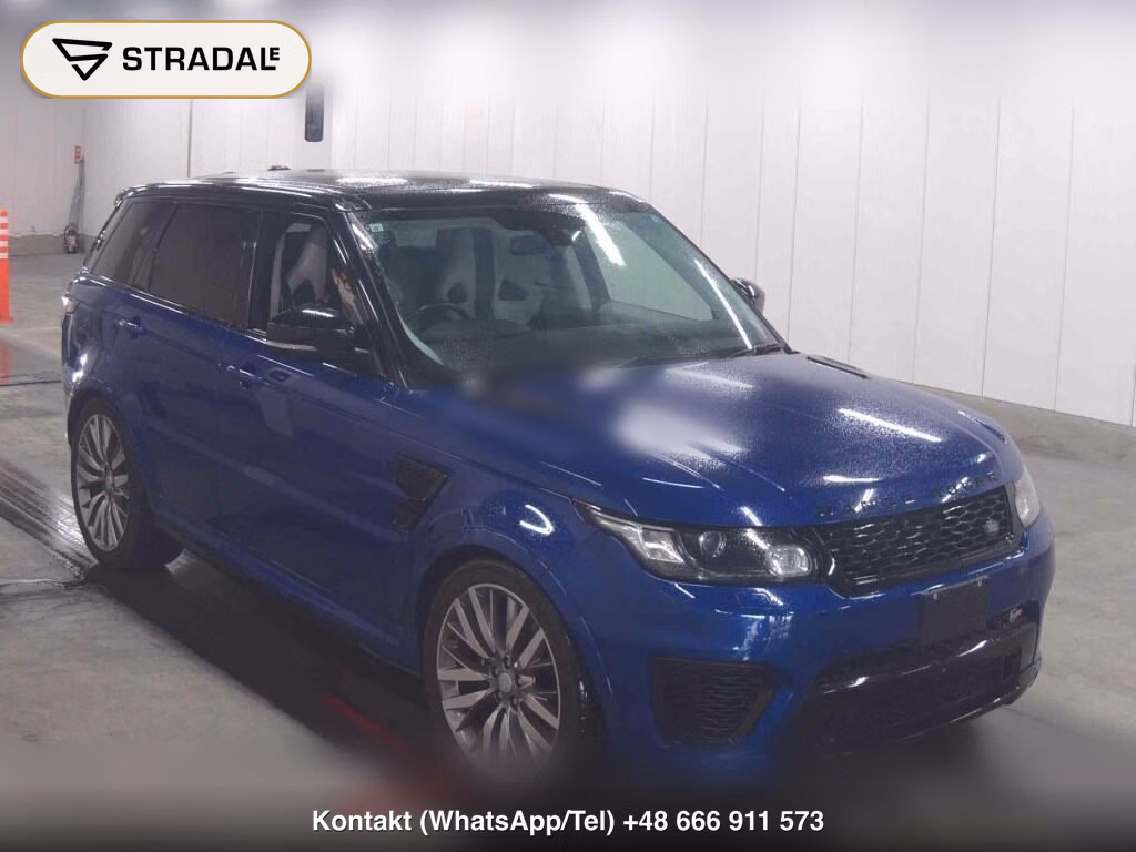 LAND ROVER RANGE ROVER SPORT 4WD SVR 2017, aukcja z Japonii, zdjęcie 1
