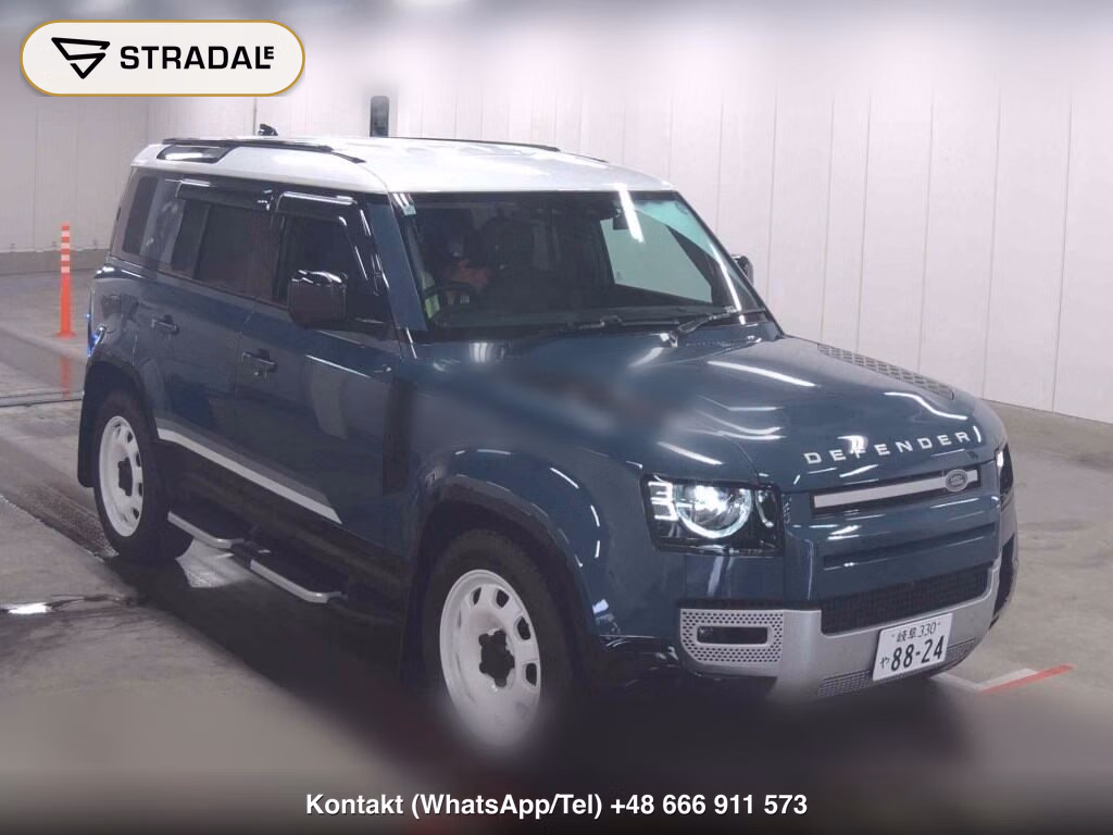 LAND ROVER DEFENDER 5D 4WD 110 COUNTY EXTERIOR PACK CURATED FOR JAP 2024, aukcja z Japonii, zdjęcie 1