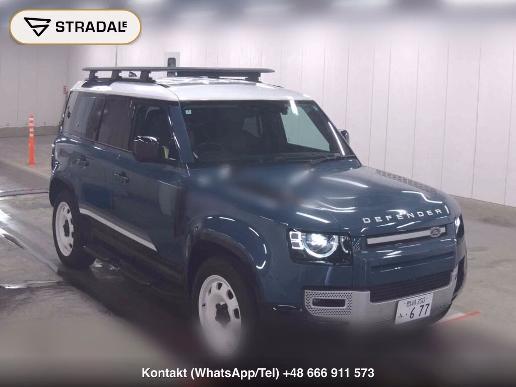 LAND ROVER DEFENDER 5D 4WD 110 COUNTY EXTERIOR PACK CURATED FOR JAP 2024, aukcja z Japonii, zdjęcie 1
