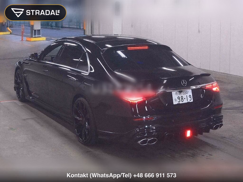 MERCEDES BENZ S-CLASS 4D 4WD S500 4MATIC LONG AMG LINE, miniaturka 3