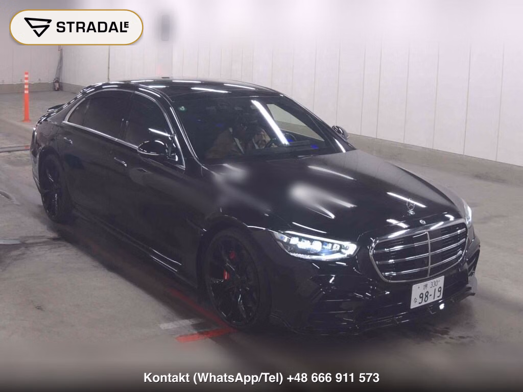 MERCEDES BENZ S-CLASS 4D 4WD S500 4MATIC LONG AMG LINE 2021, aukcja z Japonii, zdjęcie 1