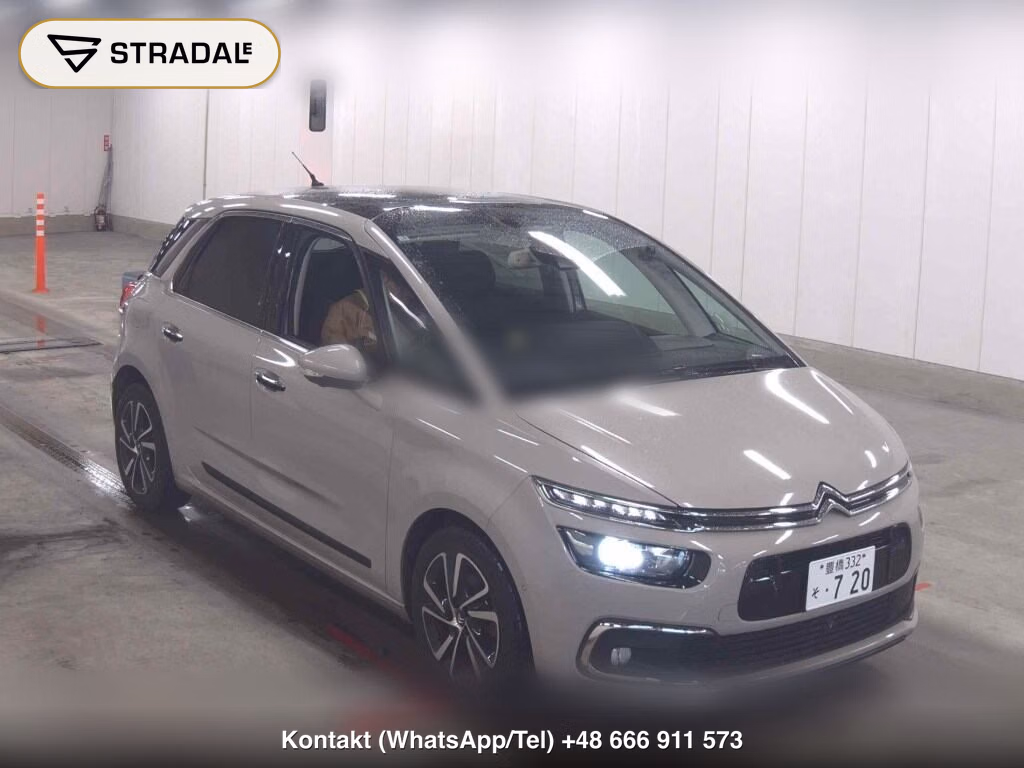 CITROEN C4 PICASSO SHINE BLUE HDI 2017, aukcja z Japonii, zdjęcie 1