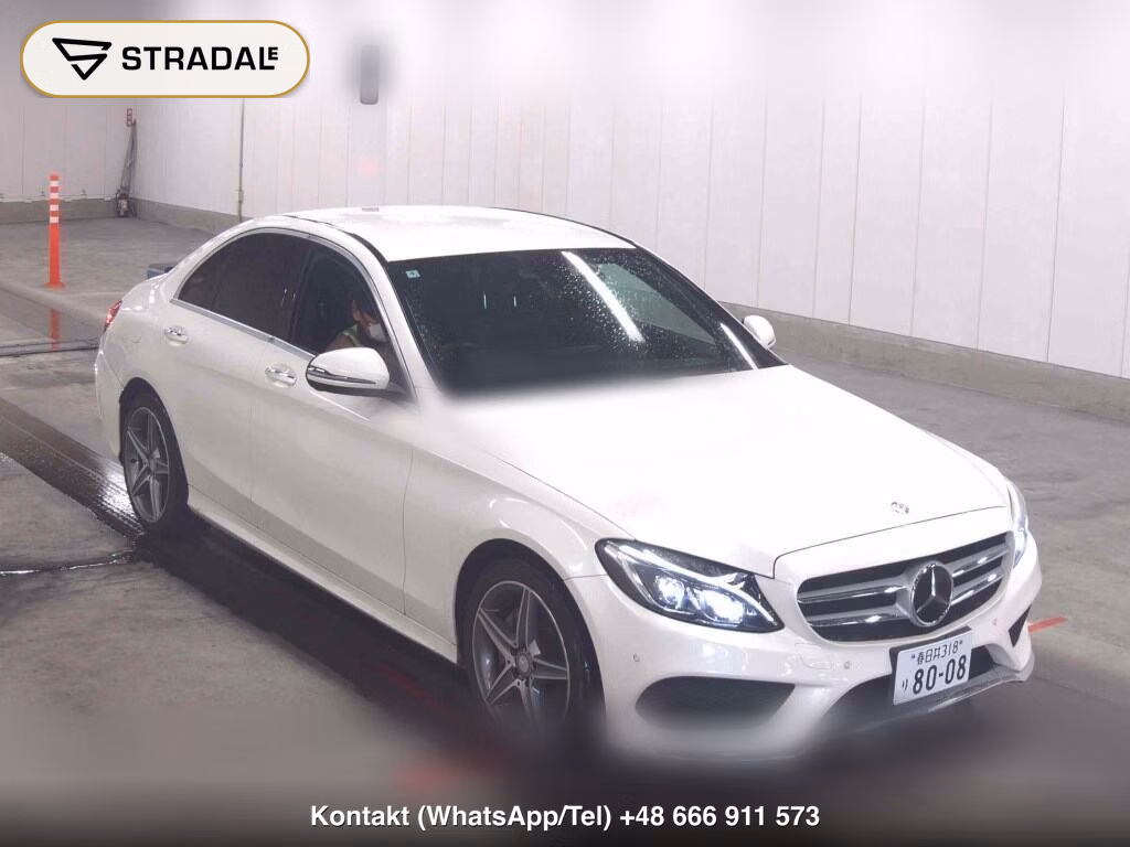 MERCEDES BENZ C-CLASS 4D C220D AVANTGARDE AMG LINE 2016, aukcja z Japonii, zdjęcie 1