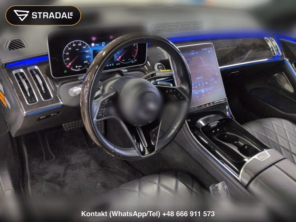 MERCEDES BENZ S-CLASS 4D 4WD S500 4MATIC LONG FIRST EDITION AMG LINE, miniaturka 4