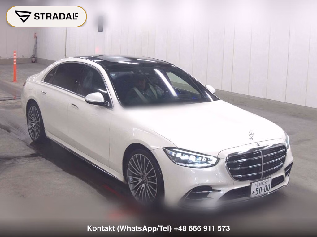 MERCEDES BENZ S-CLASS 4D 4WD S500 4MATIC LONG FIRST EDITION AMG LINE 2021, aukcja z Japonii, zdjęcie 1