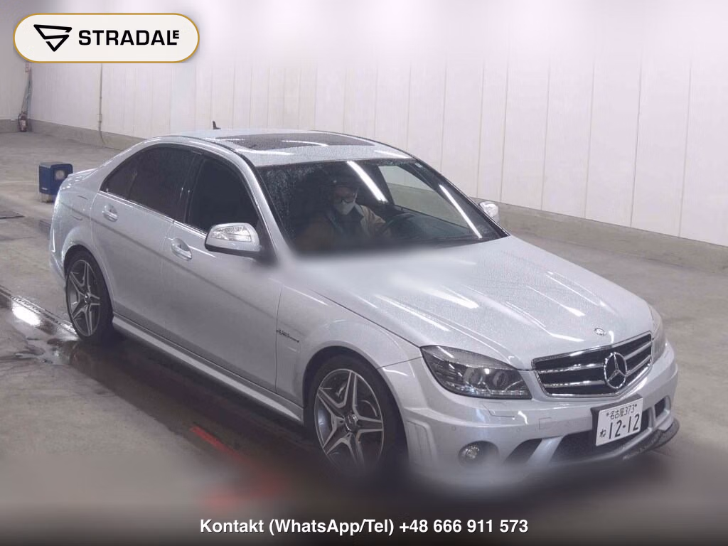 MERCEDES BENZ C-CLASS 4D C63 AMG 2009, aukcja z Japonii, zdjęcie 1