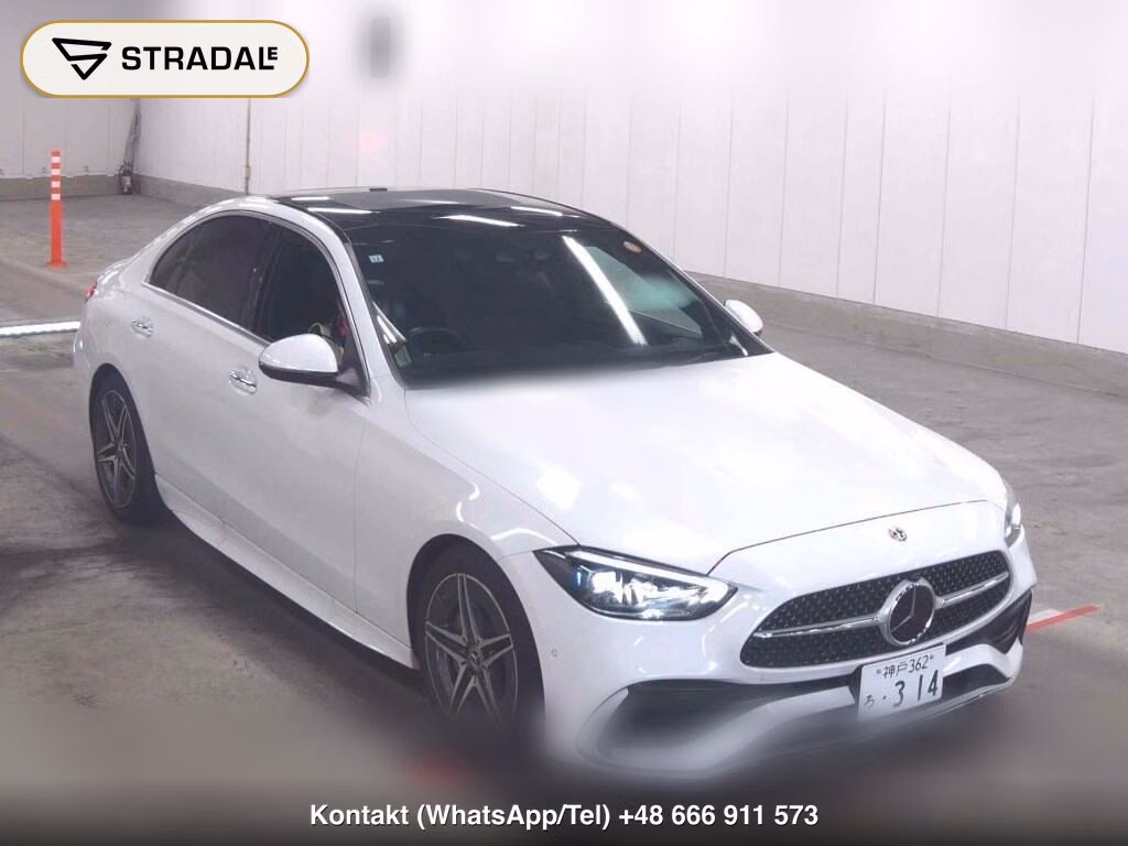 MERCEDES BENZ C-CLASS 4D C200 AVANTGARDE AMG LINE 2021, aukcja z Japonii, zdjęcie 1