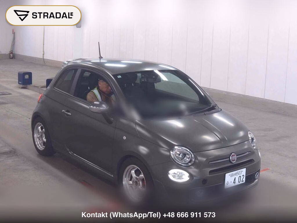 FIAT 500S MANUALE 2018, aukcja z Japonii, zdjęcie 1