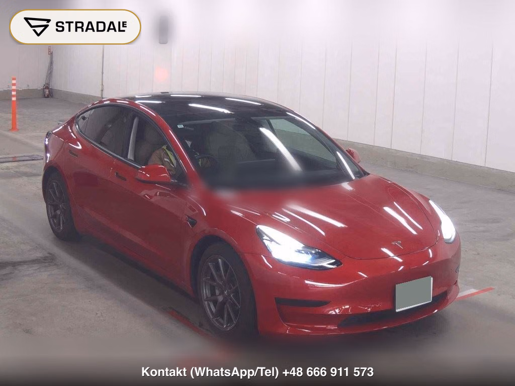 TESLA MODEL 3 2020, aukcja z Japonii, zdjęcie 1