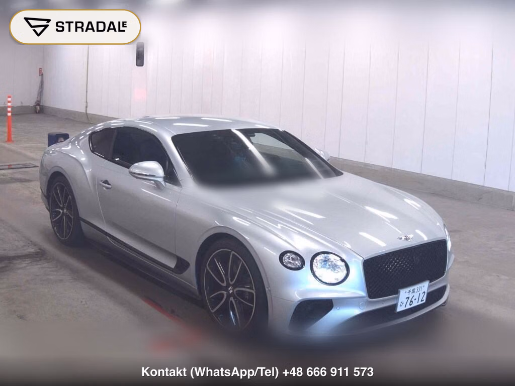 BENTLEY CONTINENTAL 2HT 4WD GT 2019, aukcja z Japonii, zdjęcie 1