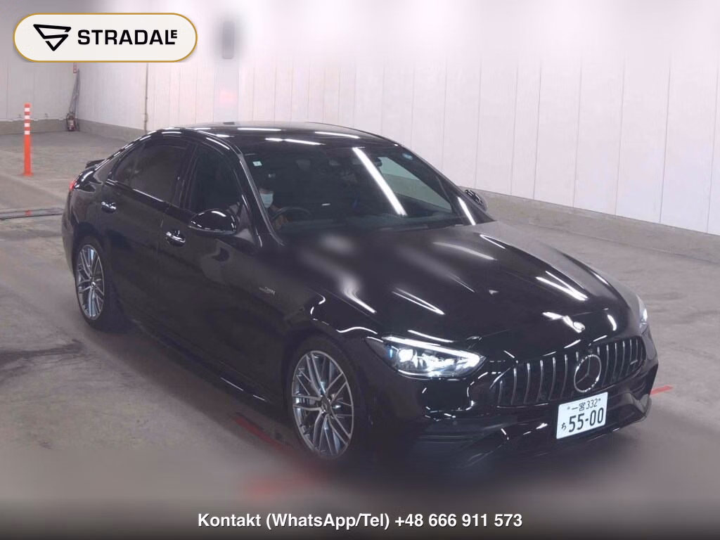 MERCEDES AMG C-CLASS 4D 4WD C43 4MATIC BSG MODEL 2024, aukcja z Japonii, zdjęcie 1