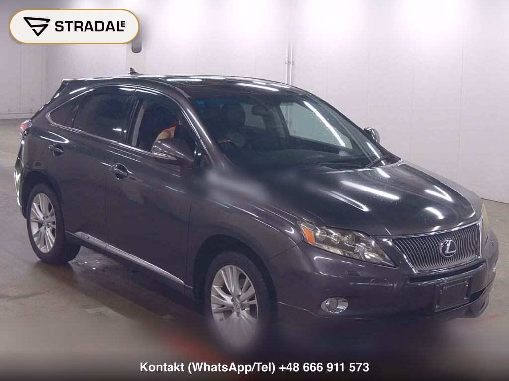 LEXUS RX 4WD RX450H VERSION L 2009, aukcja z Japonii, zdjęcie 1