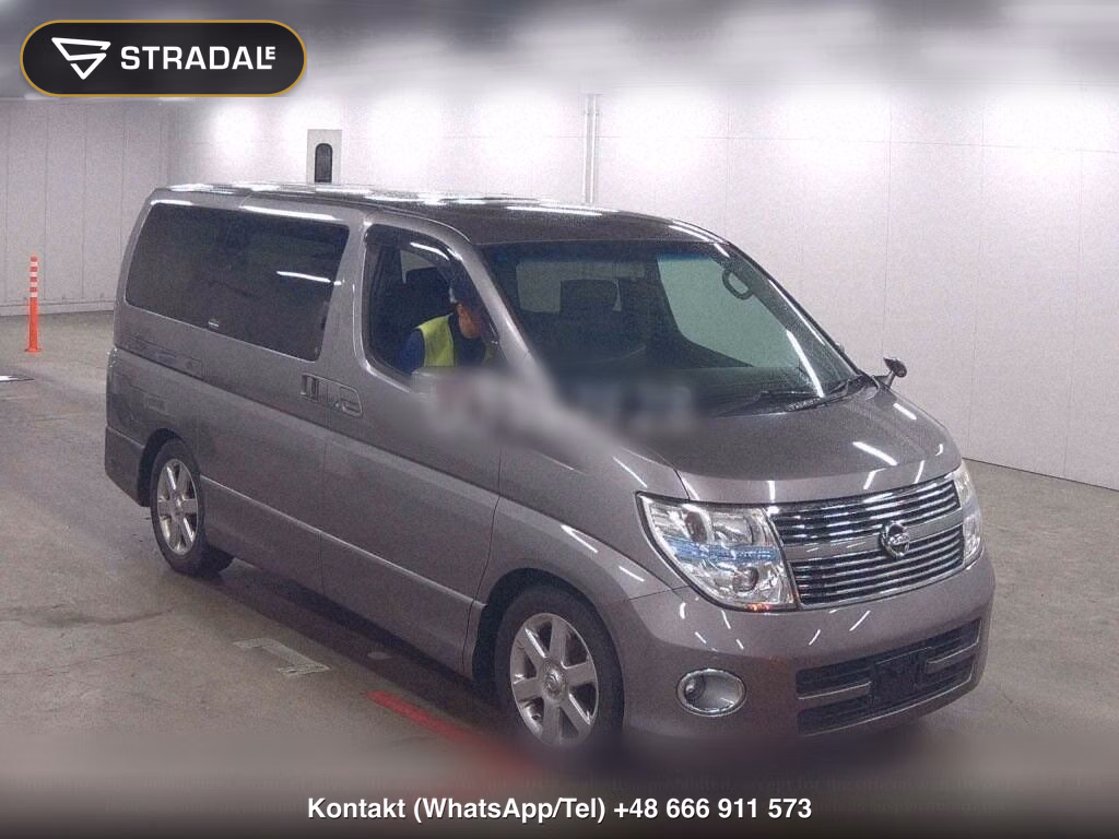 NISSAN ELGRAND 5D 4WD 350 HIGHWAY STAR BLACK LEATHER NAVI EDIT, miniaturka 2