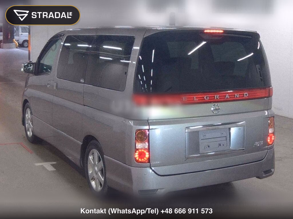 NISSAN ELGRAND 5D 4WD 350 HIGHWAY STAR BLACK LEATHER NAVI EDIT, miniaturka 3