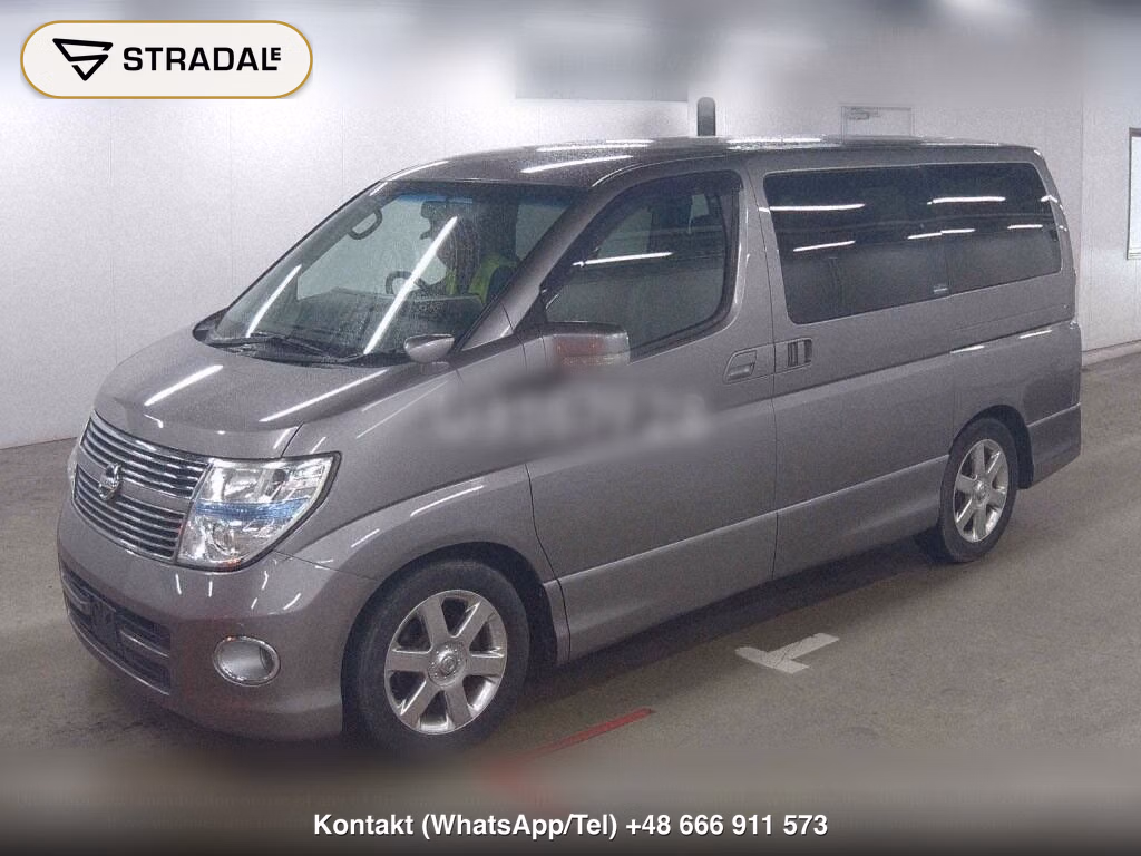 NISSAN ELGRAND 5D 4WD 350 HIGHWAY STAR BLACK LEATHER NAVI EDIT, miniaturka 5