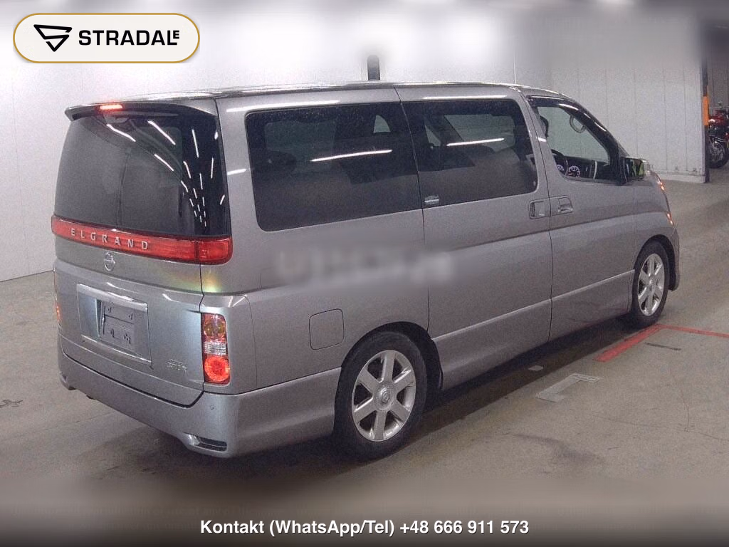NISSAN ELGRAND 5D 4WD 350 HIGHWAY STAR BLACK LEATHER NAVI EDIT, miniaturka 6