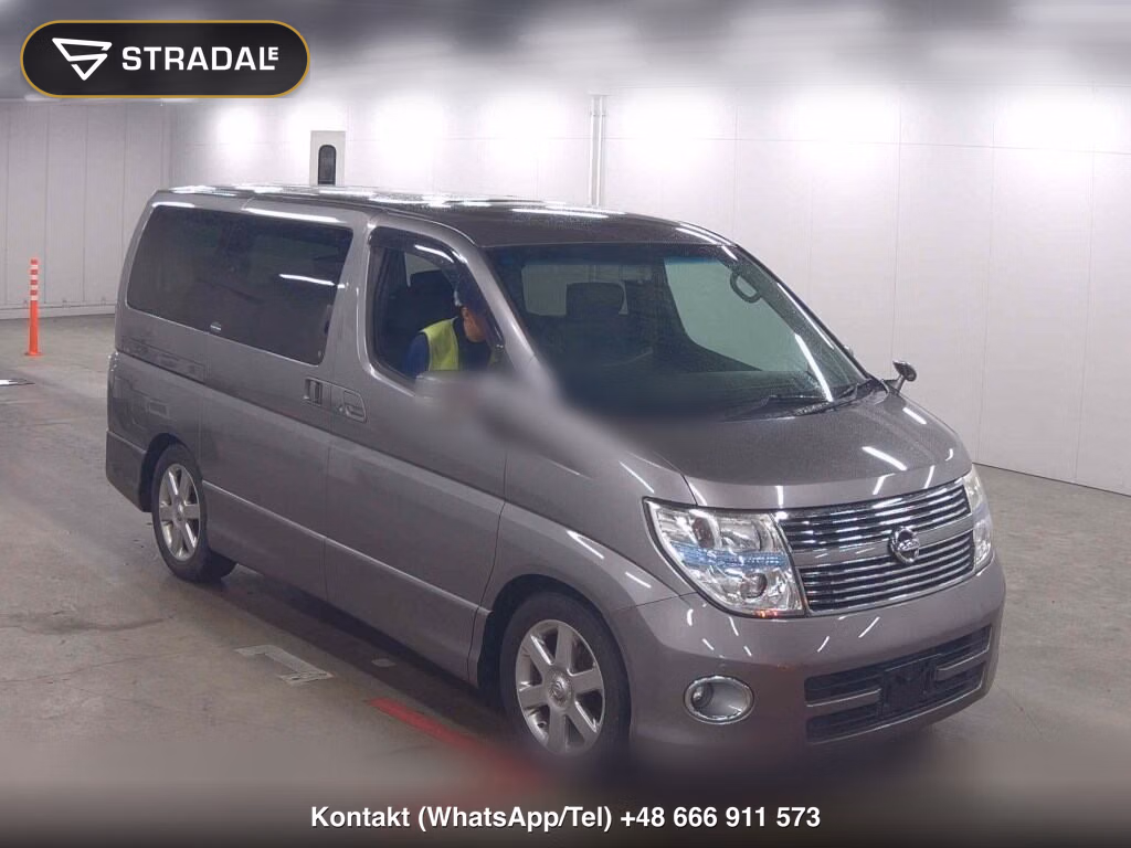 NISSAN ELGRAND 5D 4WD 350 HIGHWAY STAR BLACK LEATHER NAVI EDIT 2009, aukcja z Japonii, zdjęcie 1