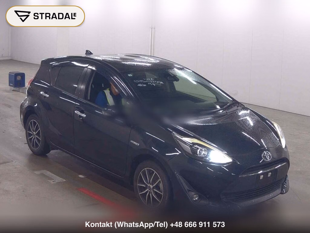TOYOTA AQUA S STYLE BLACK 2019, aukcja z Japonii, zdjęcie 1