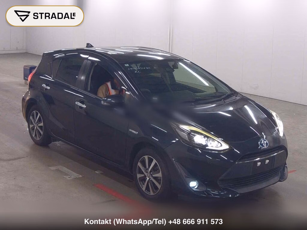TOYOTA AQUA S STYLE BLACK 2018, aukcja z Japonii, zdjęcie 1