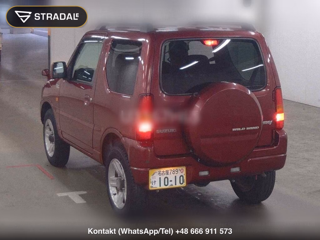 SUZUKI JIMNY 3D 4WD WILD WIND 2008, aukcja z Japonii, zdjęcie 1