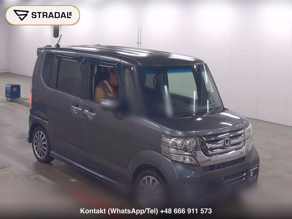 HONDA N-BOX CUSTOM G・TURBO L PACKAGE 2015, aukcja z Japonii, zdjęcie 1