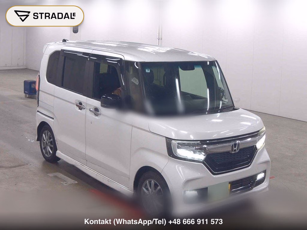 HONDA N-BOX CUSTOM G・L TURBO HONDA SENSING 2019, aukcja z Japonii, zdjęcie 1