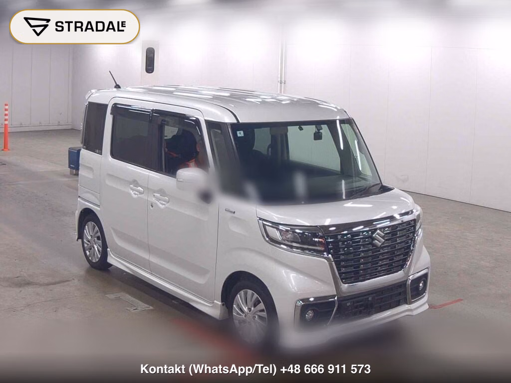 SUZUKI SPACIA CUSTOM 4WD HYBRID GS 2018, aukcja z Japonii, zdjęcie 1