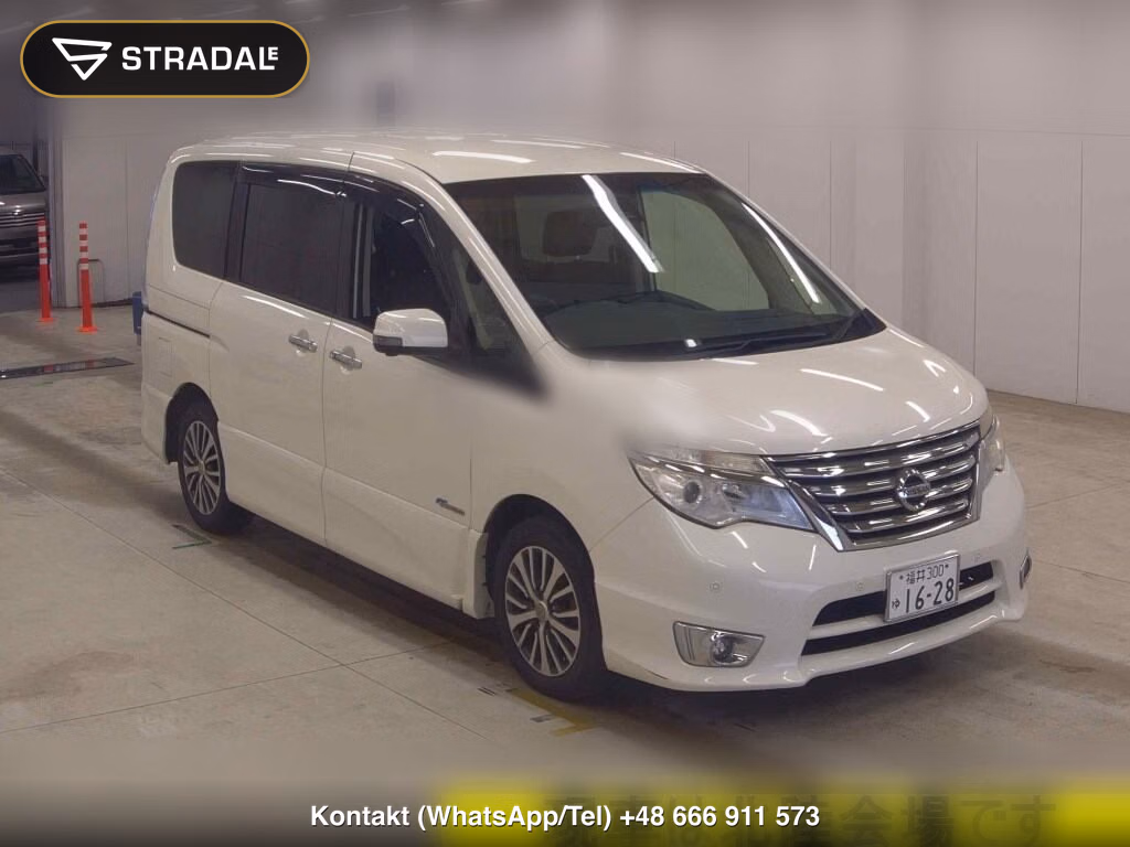 NISSAN SERENA 5D HIGHWAY STAR S-HYBRID ADVANCED SAFETY PA 2015, aukcja z Japonii, zdjęcie 1