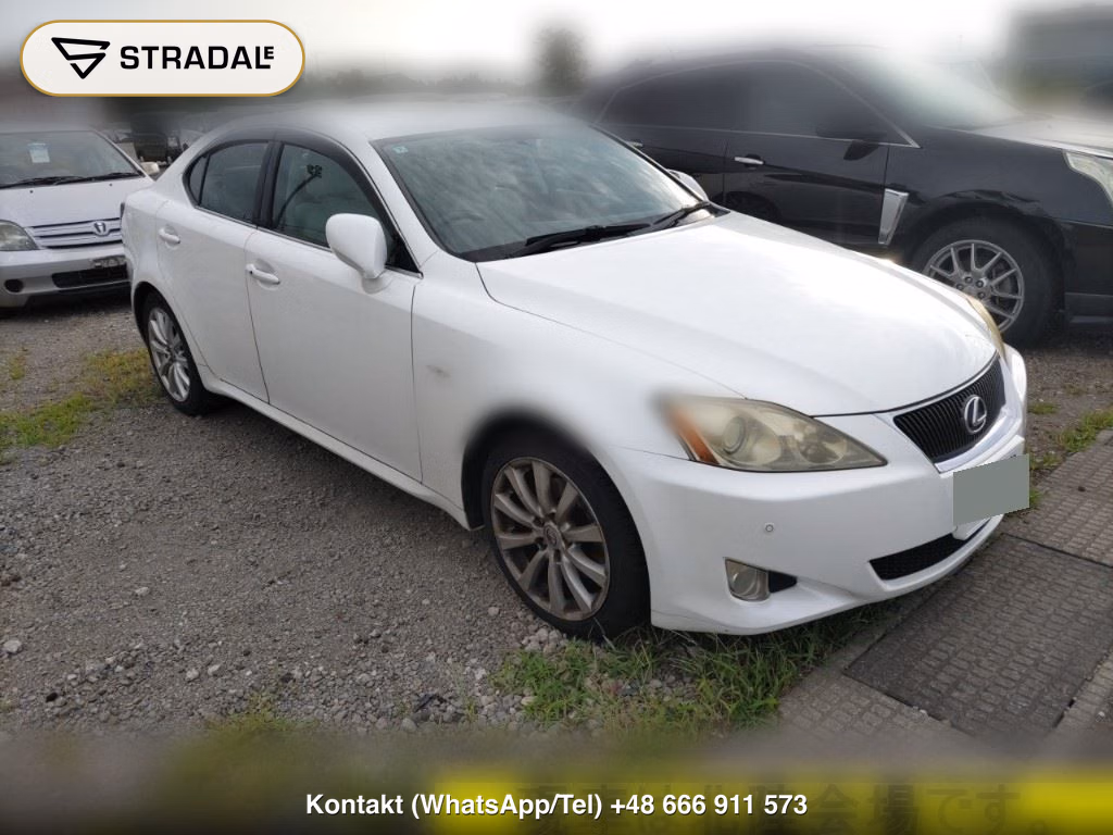 LEXUS IS 4D IS250 ELEGANT WHITE INTERIOR 2008, aukcja z Japonii, zdjęcie 1