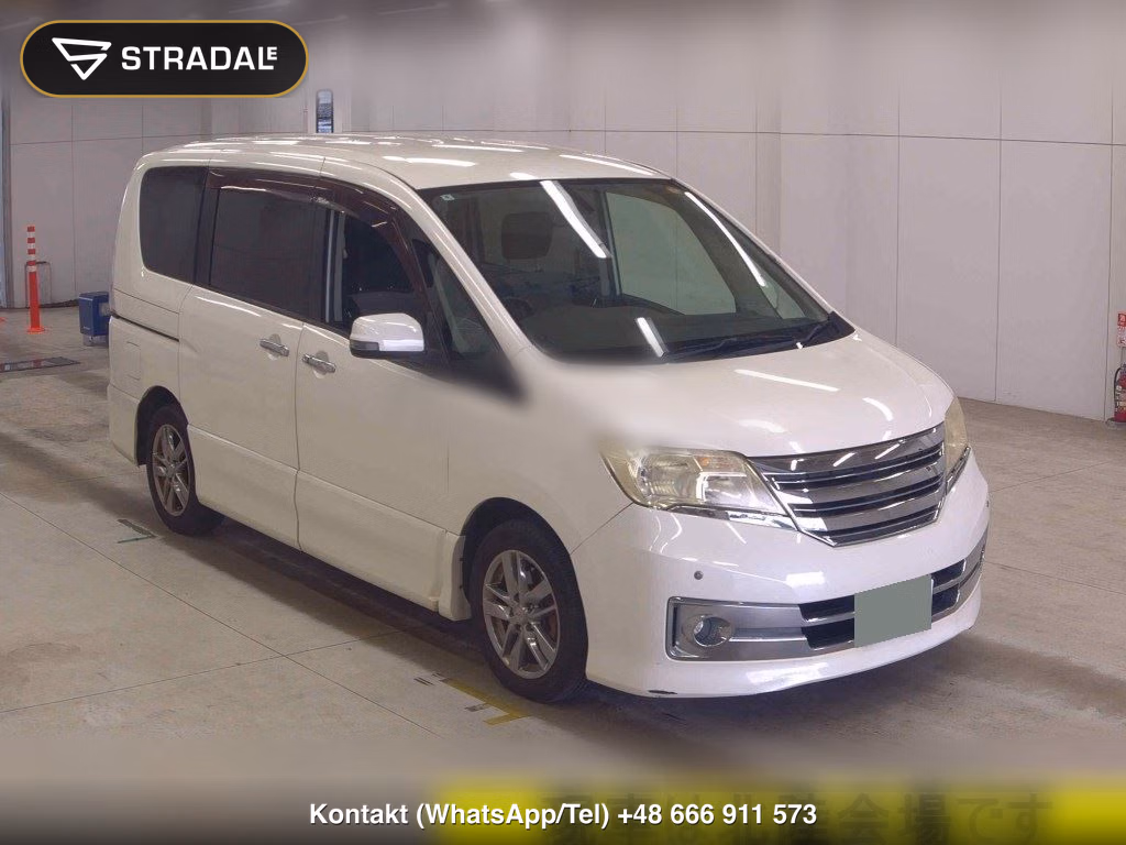 NISSAN SERENA 5D RIDER 2012, aukcja z Japonii, zdjęcie 1