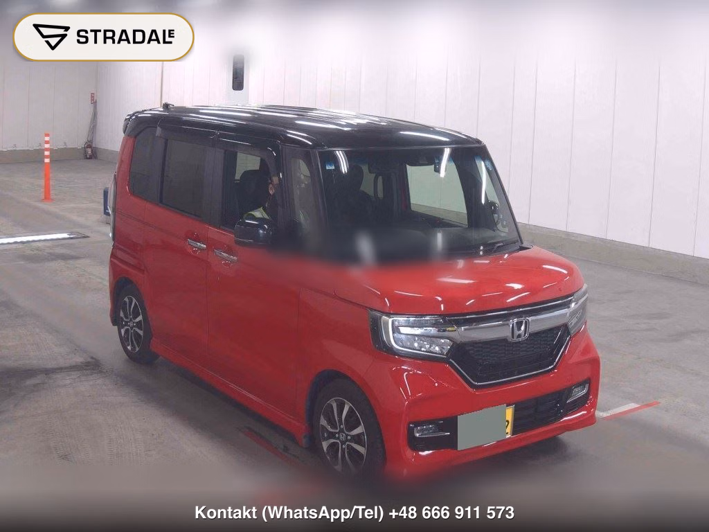 HONDA N-BOX CUSTOM G･EX HONDA SENSING 2019, aukcja z Japonii, zdjęcie 1