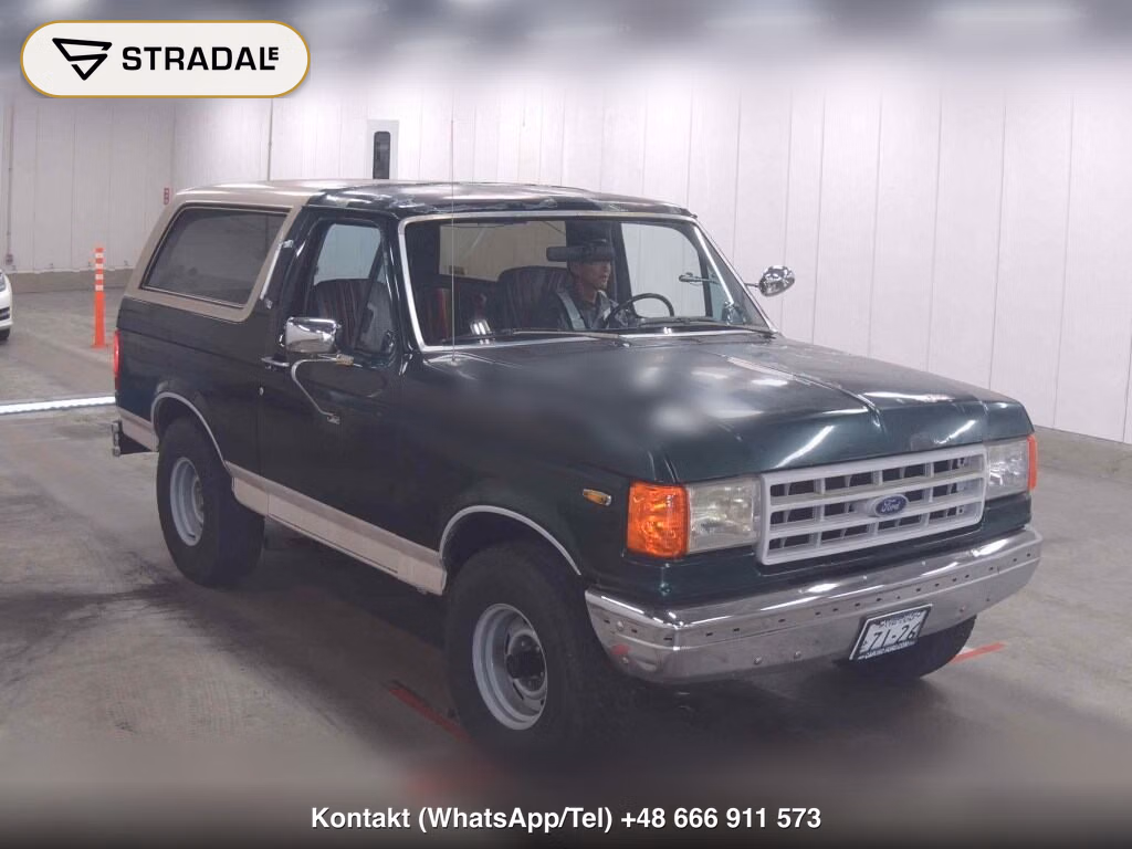 FORD BRONCO 4WD 1990, aukcja z Japonii, zdjęcie 1