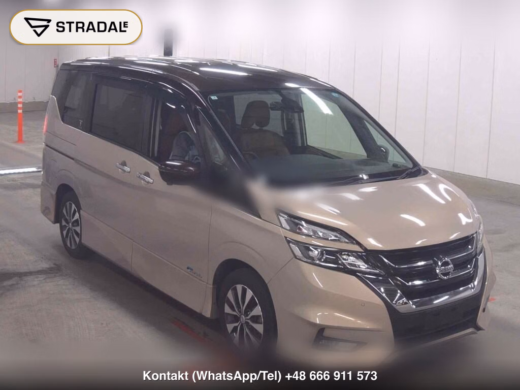 NISSAN SERENA 5D HIGHWAY STAR 2017, aukcja z Japonii, zdjęcie 1