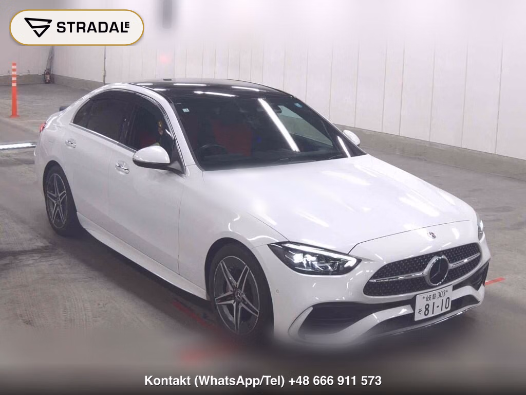 MERCEDES BENZ C-CLASS 4D C180 AVANTGARDE AMG LINE 2023, aukcja z Japonii, zdjęcie 1