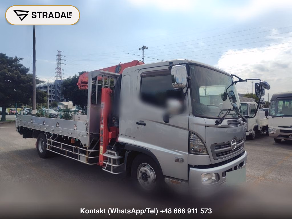 HINO HINO RANGER 2D LOADING TYPE CRANE TRUCK 2013, aukcja z Japonii, zdjęcie 1