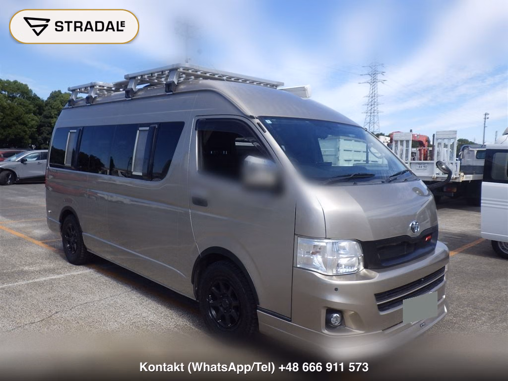 TOYOTA HIACE VAN 4D CAMPING 2012, aukcja z Japonii, zdjęcie 1