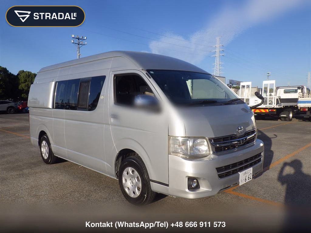 TOYOTA HIACE VAN 4D 4WD CAMPING 2013, aukcja z Japonii, zdjęcie 1
