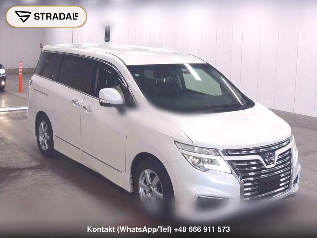 NISSAN ELGRAND 5D 250 HIGHWAY STAR S 2017, aukcja z Japonii, zdjęcie 1