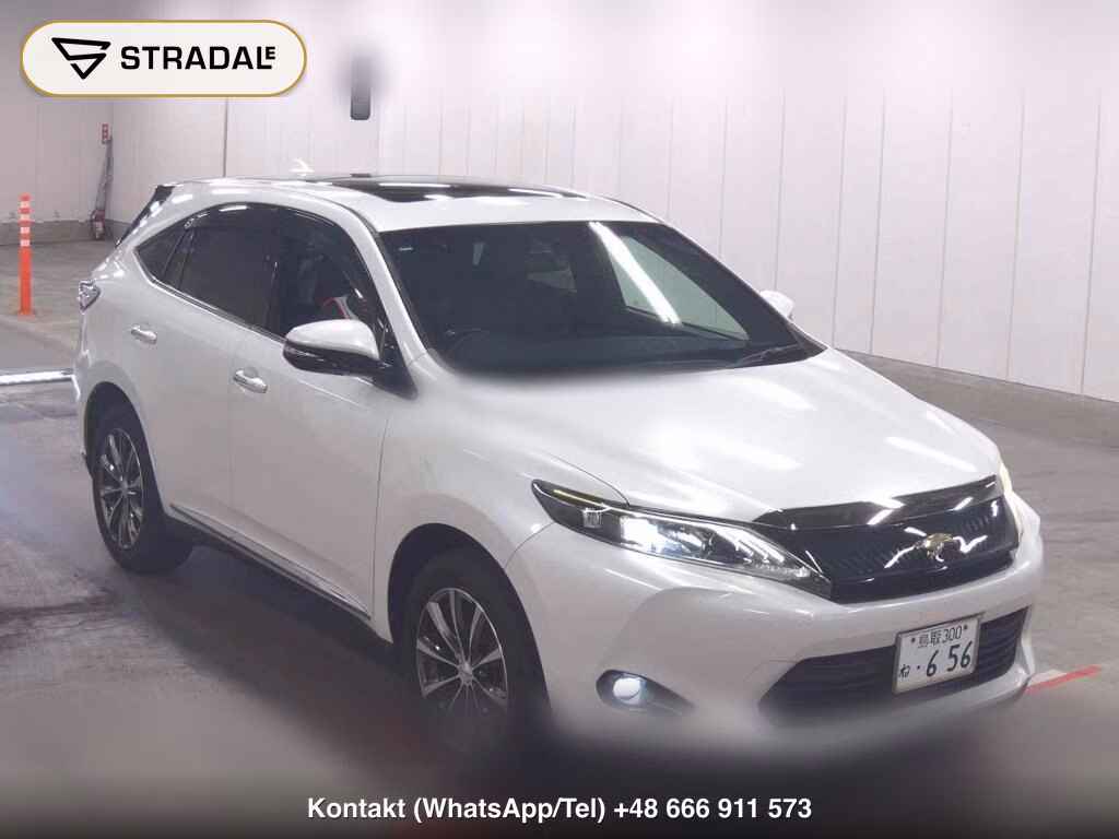 TOYOTA HARRIER ELEGANCE 2015, aukcja z Japonii, zdjęcie 1