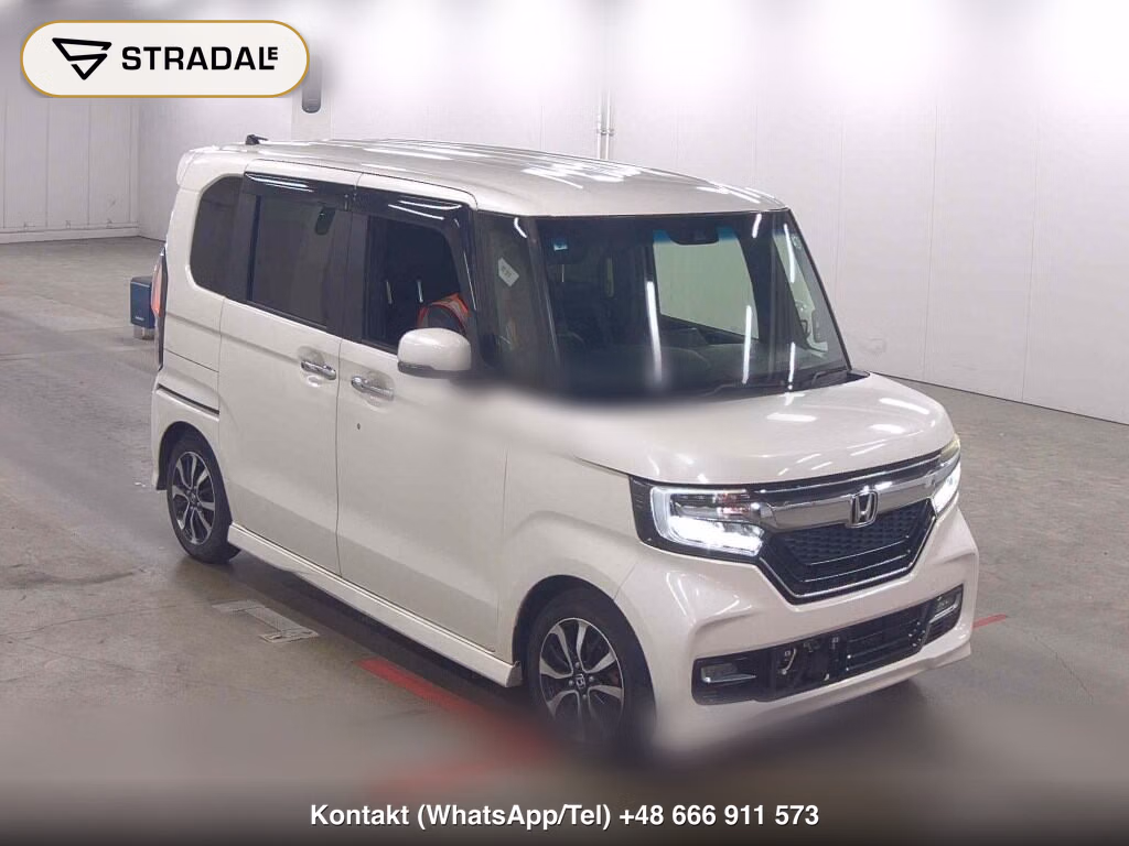 HONDA N-BOX CUSTOM G・EX HONDA SENSING 2017, aukcja z Japonii, zdjęcie 1