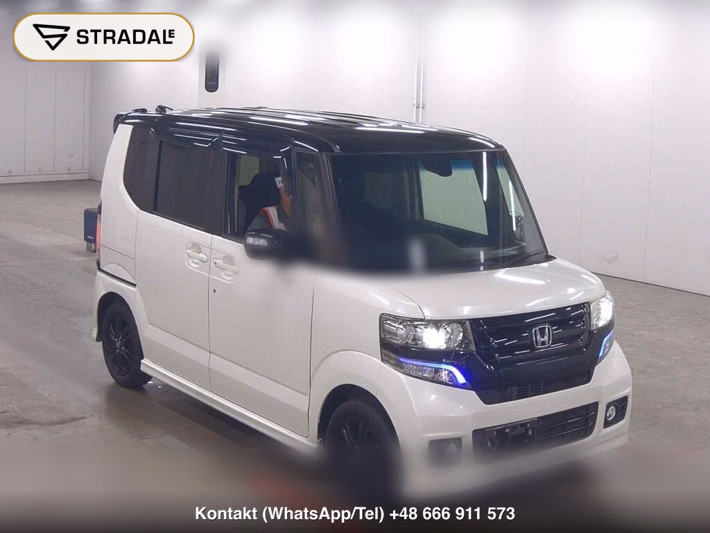 HONDA N-BOX CUSTOM G・L PACKAGE 2016, aukcja z Japonii, zdjęcie 1
