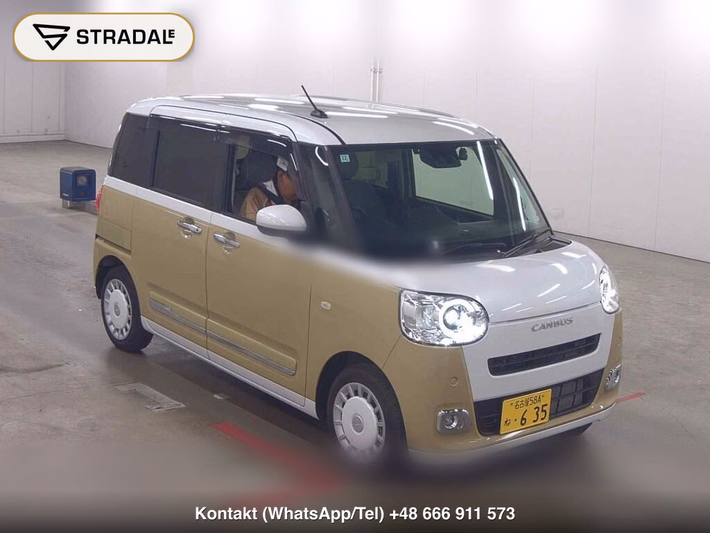 DAIHATSU MOVE CANBUS STRIPES G TURBO 2024, aukcja z Japonii, zdjęcie 1