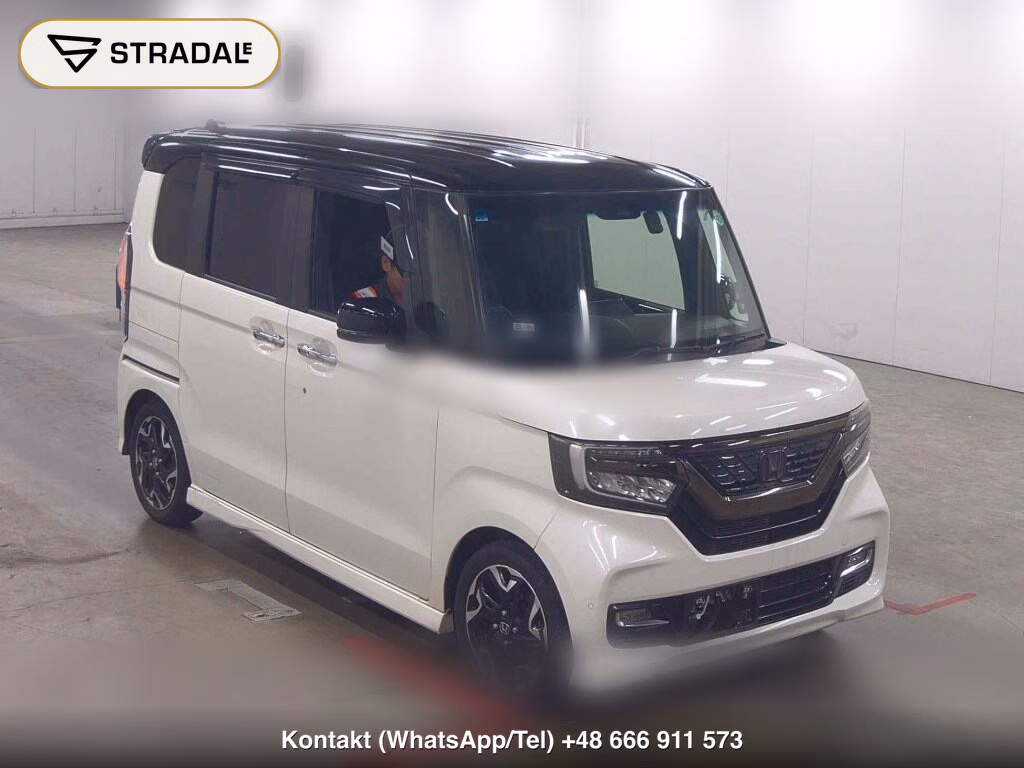 HONDA N-BOX CUSTOM G・EX TURBO HONDA SENSING 2017, aukcja z Japonii, zdjęcie 1
