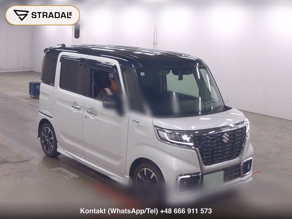 SUZUKI SPACIA CUSTOM 4WD HYBRID XS 2021, aukcja z Japonii, zdjęcie 1