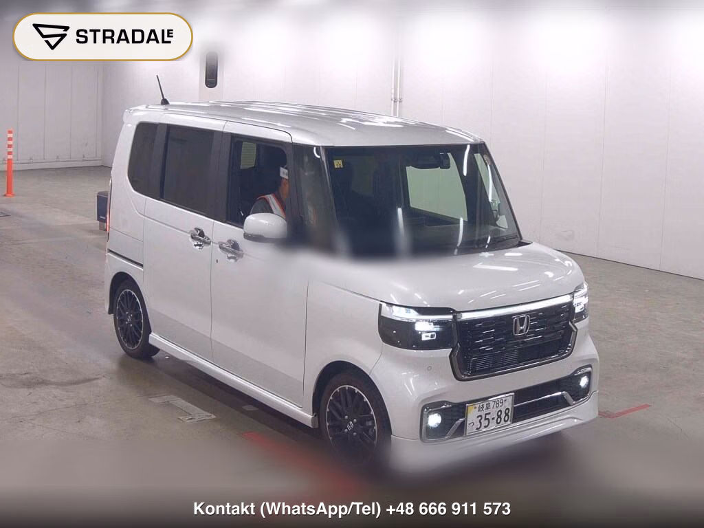 HONDA N-BOX CUSTOM TURBO COORDINATE STYLE MONO TONE 2023, aukcja z Japonii, zdjęcie 1
