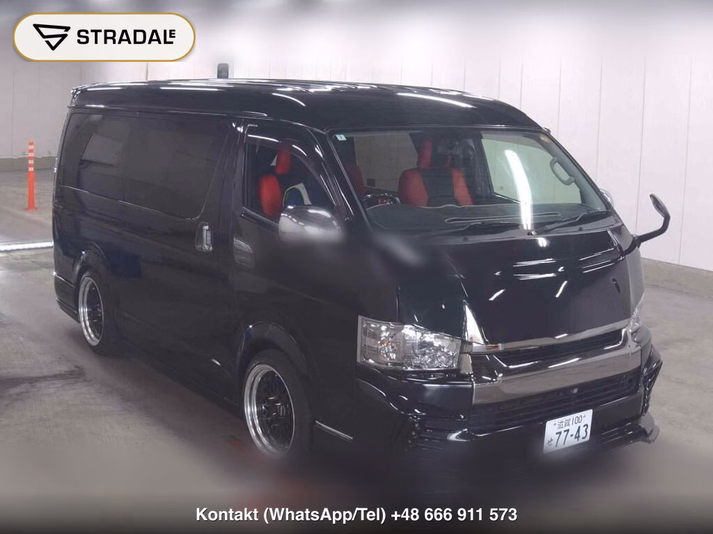 TOYOTA HIACE VAN 5D LONG SUPER GL DARK PRIME 2018, aukcja z Japonii, zdjęcie 1