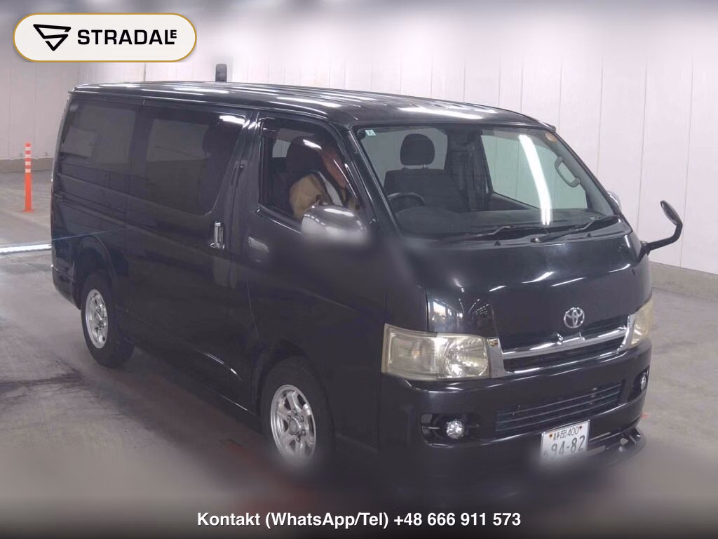 TOYOTA HIACE VAN 5D LONG SUPER GL 2007, aukcja z Japonii, zdjęcie 1