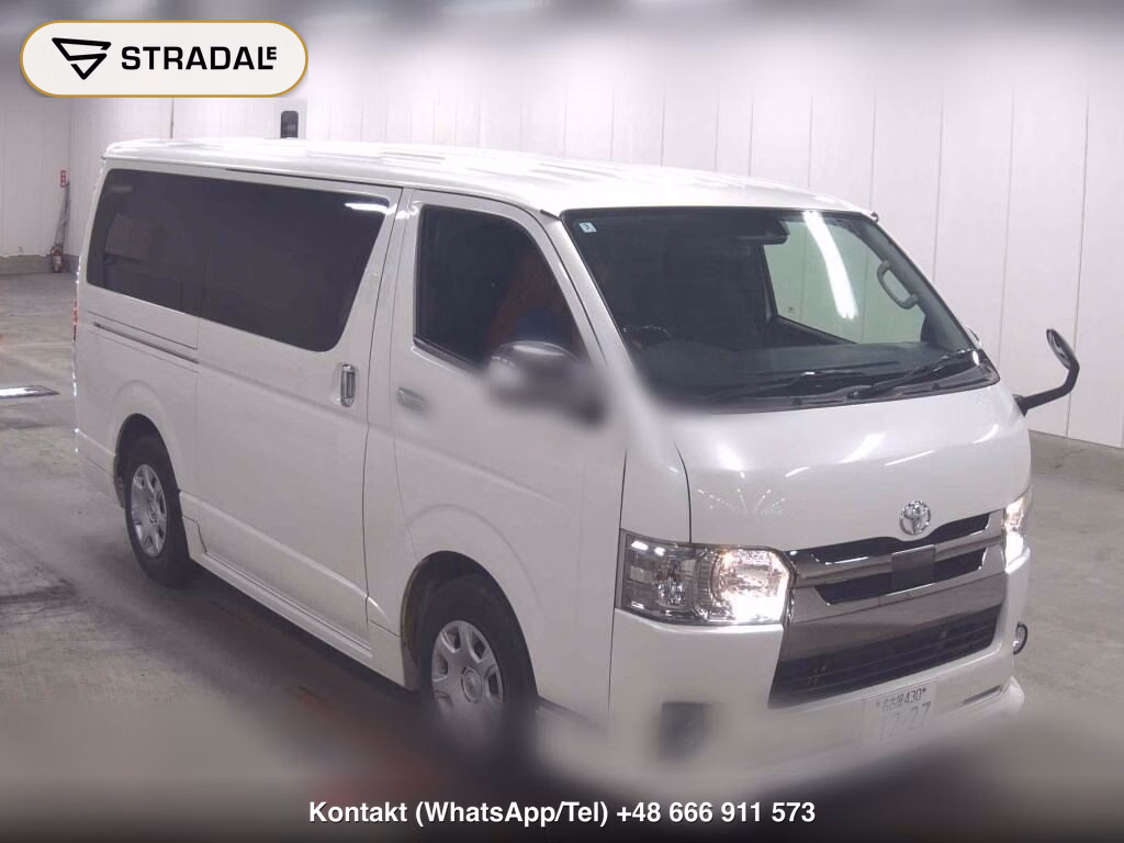 TOYOTA HIACE VAN 5D LONG SUPER GL DARK PRIME 2018, aukcja z Japonii, zdjęcie 1